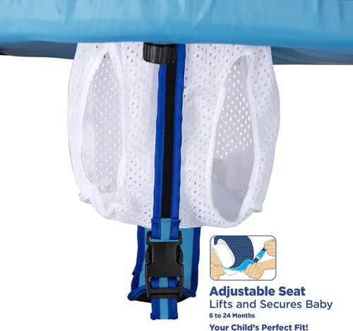 Miniatura 6 de Aqua Leisure - Barco para bebé autoinflable con asiento ajustable, toldo retráctil y protección solar