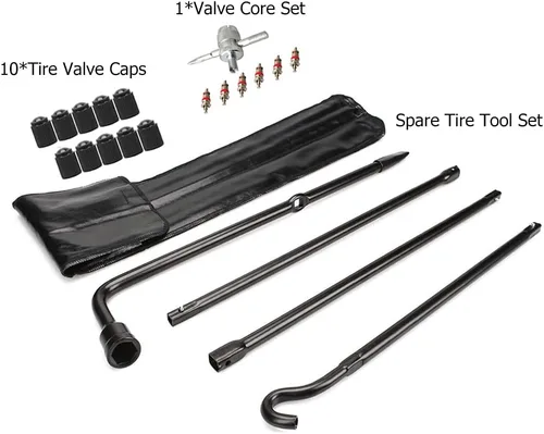 Miniatura 2 de Dr.Roc 2004-2014 Ford F150 kit premium de herramientas para rueda de repuesto con bolsa