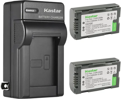 Miniatura 7 de Kastar Paquete de 1 cargador de batería y CA de pared de repuesto para Panasonic PV-DV100, PV-DV100K, PV-DV101, PV-DV102, PV-DV103, PV-DV121