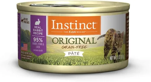 Miniatura 10 de Instinct Original - Receta de pollo real sin granos, comida natural enlatada húmeda para gatos, 5.5 onzas (paquete de 12)