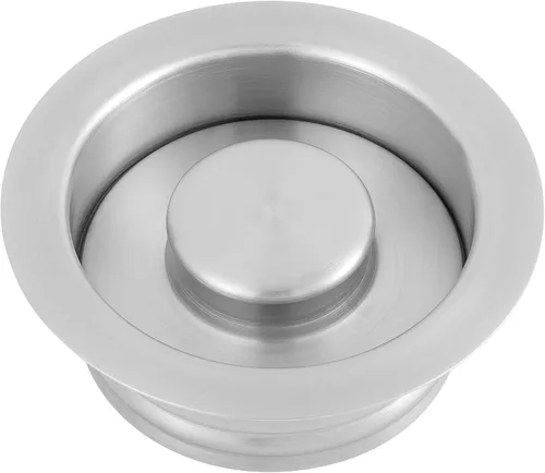 Miniatura 11 de LQS Brida de eliminación de basura para fregadero de cocina y tapón para fregadero, ajuste de orificio de drenaje estándar de 3-1/2 pulgadas