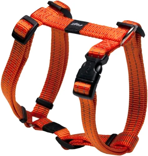 Miniatura 5 de Arnés reflectante ajustable para perros pequeños a medianos; collar y correa a juego disponibles, negro