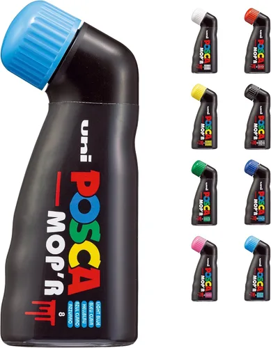 Miniatura 9 de Posca MOP'R PCM-22 - Rotuladores de pintura a base de agua, punta redonda (22mm), rosa