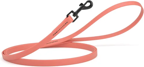 Miniatura 89 de Dogline Biothane - Correa impermeable para perro, correa de nailon tejido con revestimiento fuerte, con herrajes negros, a prueba de olores, fácil