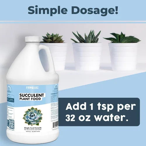Miniatura 3 de Alimento para plantas suculentas para suculentas, cactus, jade y aloe, fertilizante líquido para plantas de interior, 1 galón (128 onzas)