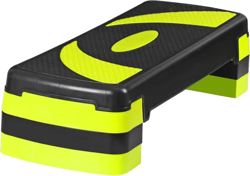Miniatura 11 de Plataforma escalonada de entrenamiento aeróbico de 30 pulgadas con elevadores ajustables de 4 a 6 a 8 pulgadas, entrenamiento de ejercicio