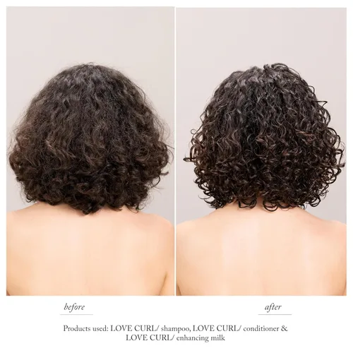 Miniatura 2 de Davines LOVE/Curl Shampoo, Creamy Taming Cleanser for Wavy & Curly Hair - Enhances Elasticity, Volume & Softness - Hydrating Baobab Pulp Formula