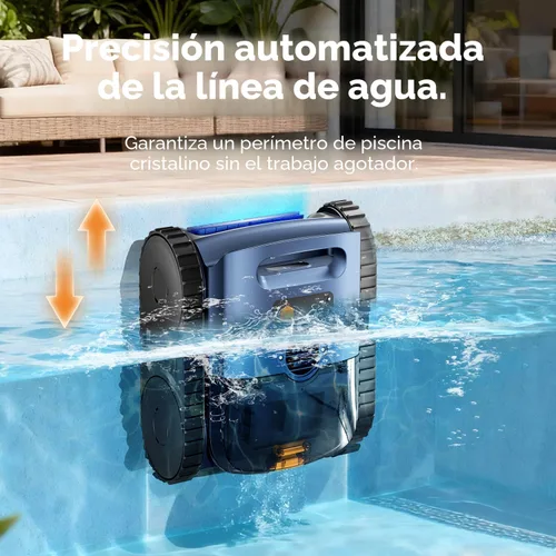 Miniatura 5 de [Lanzamiento 2026] Aspiradora robótica automática de piscina para piscinas enterradas y sobre el suelo, aspiradora de piscina de escalada en pared