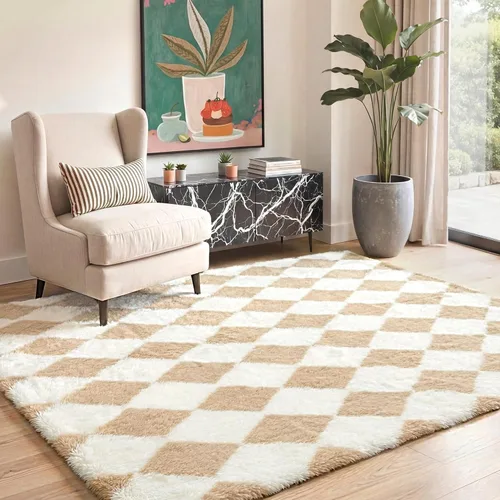 Miniatura 104 de GENIMO Alfombra antideslizante de 2 x 6 pies, lavable para pasillos de cocina, alfombras de cocina modernas abstractas, alfombra ligera de pelo bajo