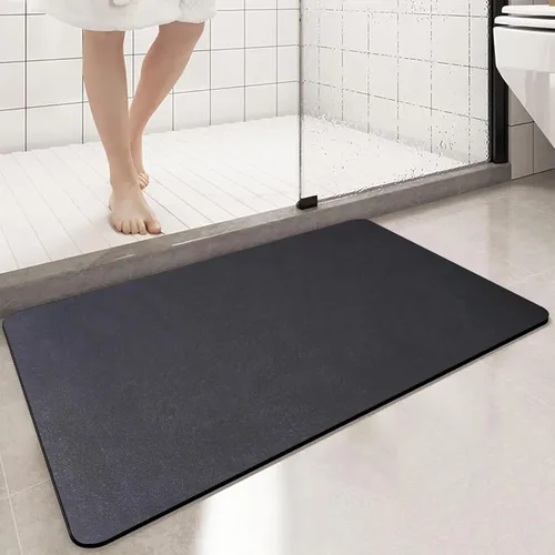 Miniatura 17 de Tierra de Diatomeas Tapete de Baño Alfombras de Baño Súper Absorbente Secado Rápido Antideslizante Tapete de Baño Delgado Tapetes de Piso de Baño