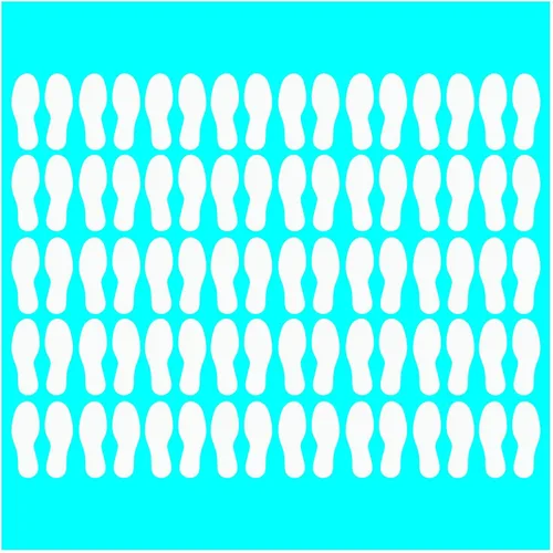 Miniatura 29 de LiteMark Calcomanías de vinilo duraderas con acabado brillante, tamaño mediano de 9 pulgadas, ideal para suelos, techos, paredes y la mayoría