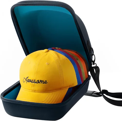 Miniatura 11 de Ozueccr Estuche de viaje para casco duro: almacenamiento para gorras de béisbol con asa de transporte y correa ajustable para el hombro, organizador