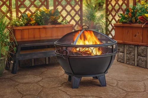 Miniatura 4 de Pleasant Hearth GHP Group OFW295R Bellora hoguera, bronce frotado