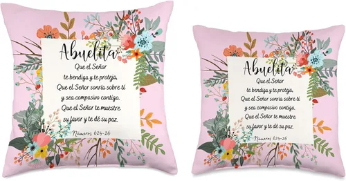 Miniatura 3 de Regalos para Abuelita Abuela Best Gifts Oracion para Abuela - Almohada (16 x 16 pulgadas), multicolor