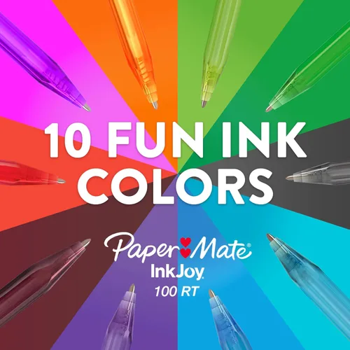 Miniatura 5 de Paper Mate InkJoy 100RT Bolígrafos retráctiles, punta mediana