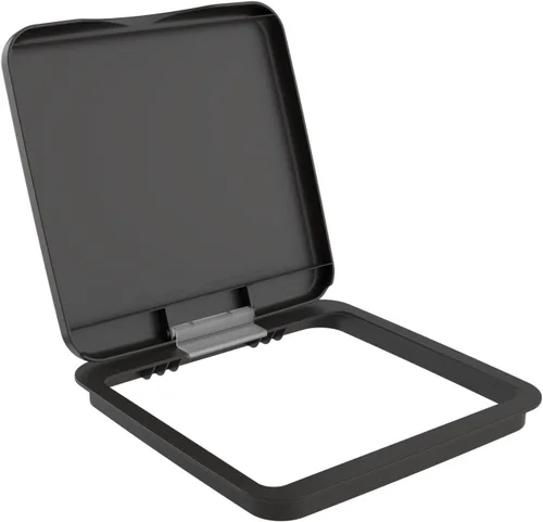 Miniatura 22 de Tapa para cubo de basura de 35 cuartos de galón, de la marca Rev-A-Shelf plateado