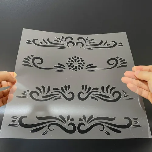 Miniatura 4 de Hoja de Mylar en blanco de 7.5 mil (paquete de 10), hoja de plástico transparente de 12 x 12 pulgadas, hojas de acetato transparente para Cricut