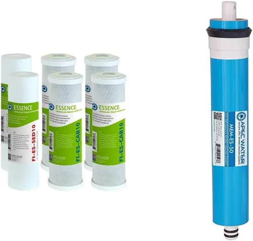 APEC Water Systems FILTER-SET-ESX2 - Juego de 2 juegos de prefiltro de repuesto de alta capacidad para sistema de filtro de agua de ósmosis inversa