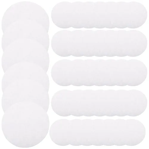 Miniatura 9 de Hemobllo Papel de filtro cualitativo, papel de filtro de laboratorio redondo de 2.8 in, papel de filtro de embudo de prueba de análisis químico