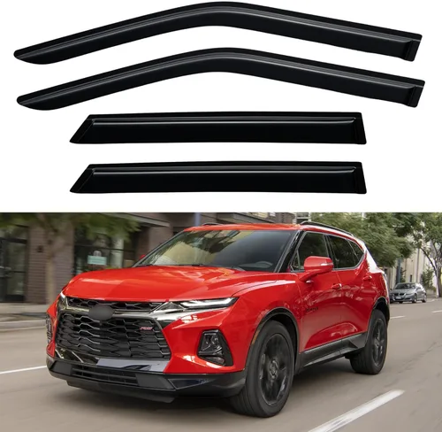 Miniatura 143 de YQAUTEC Viseras de Ventana Protectores de Lluvia para Honda Civic 2022 2023 2024 2025 2026, Deflectores de Viento de Ventilación de Ventana Fuera