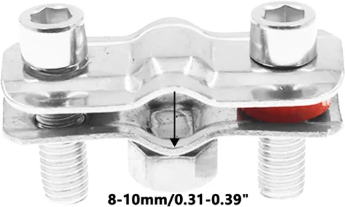 Miniatura 2 de Gancho de anillo de acero inoxidable 304, abrazadera para colgar tubos, soporte de tubo de pared ajustable, colgador de tubo de anillo dividido