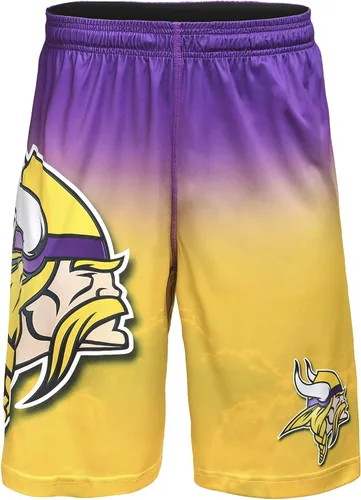 Miniatura 15 de FOCO Mens NFL Football Team Logo Gradient Big Logo Training Shorts Color del