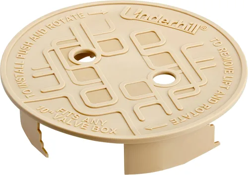 Miniatura 10 de Underhill Tapa de Caja de Válvula de Rociador Redonda, VersaLid 6 Pulgadas a 7 Pulgadas Universal, Cubierta para Sistema de Riego Automático