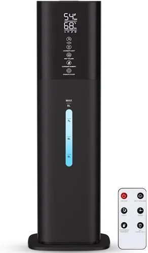Miniatura 10 de Smart Humidifiers Large Room Bedroom Home,2.11Gal(8L) Quiet Top Fill Cool Mist Humidifier,Smart App & Remote Control, 3 Speed Humidifier with White