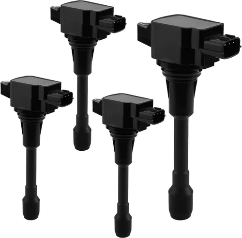 HQPASFY Bobina de encendido UF549 Paquete Juego de 4 unidades compatibles con Nissan Altima Cube Frontier NP300 Sentra Tiida Versa NV200, Infiniti