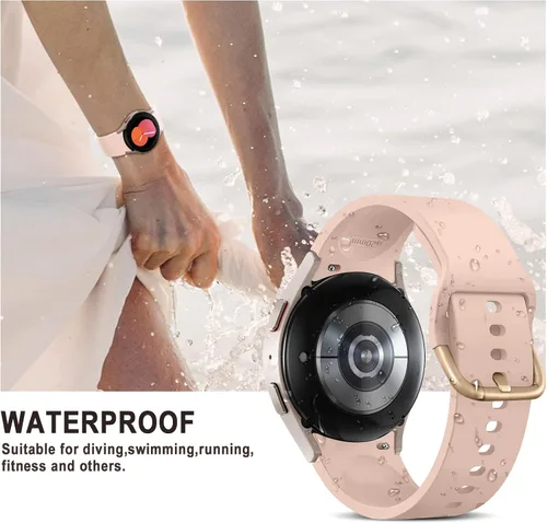 Miniatura 6 de Correas sin huecos compatibles con Samsung Galaxy Watch 7 6 5 4 FE 40mm 44mm/5 Pro 45mm/6 Classic 43mm 47mm/4 Classic 42mm 46mm, Correa de 20mm
