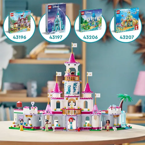 Miniatura 8 de LEGO Disney Princess Ultimate Adventure Castle 43205 Juego de Construcción con 5 Mini Muñecas de Princesas Incluyendo a Ariel, Rapunzel