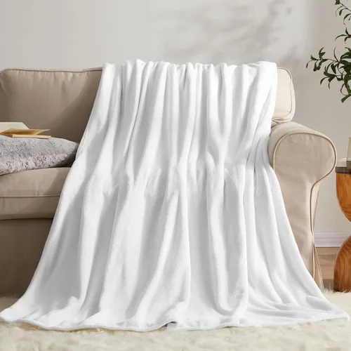 Miniatura 43 de KMUSET Manta de Tiro Súper Suave Premium de Franela de Forro Polar Sedosa Tamaño de Tiro Beige Microfibra Manta Ligera para Uso en Todas