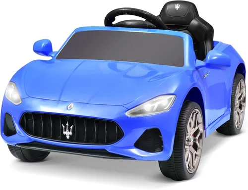 Joywhale - Auto de juguete con licencia Maserati para niños de 12 V, vehículo eléctrico con batería, para edades 3-6, con control remoto de 2.4G,