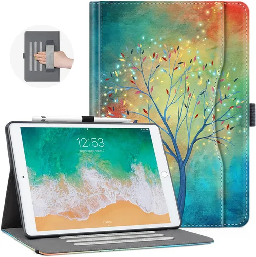 Miniatura 9 de Vimorco Funda para iPad de 9ª/8ª/7ª generación de 10.2 pulgadas, para iPad Pro de 10.5 pulgadas, para iPad Air de 3ª generación con soporte