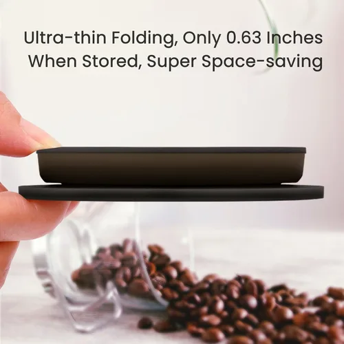 Miniatura 8 de Hervidor Eléctrico de Viaje Pequeño, Hervidor Eléctrico Plegable, Hervidor de Té Portátil + Goteador de Café Plegable Sin Papel para Verter
