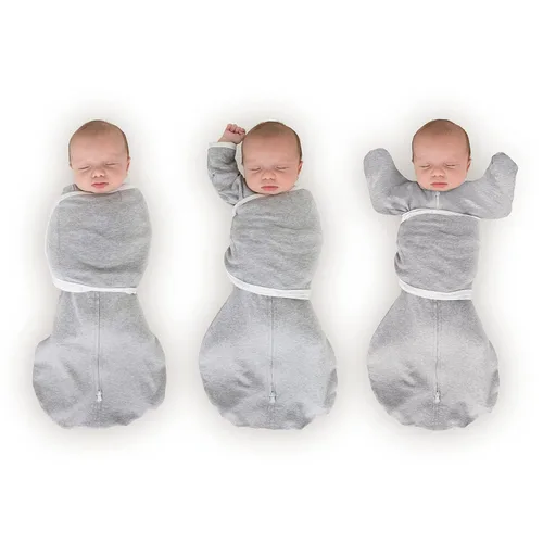 Miniatura 35 de SwaddleDesigns Saco de Envolver Omni de 6 Vías con Brazos Arriba para Recién Nacido, Más Opciones para Calmar el Reflejo de Moro, Mejora el Sueño