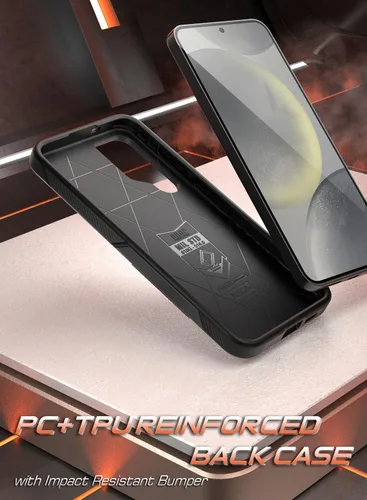 Miniatura 5 de Poetic Funda protectora para Galaxy S24 Plus de 6.7 pulgadas, de doble capa, delgada, a prueba de golpes, color negro