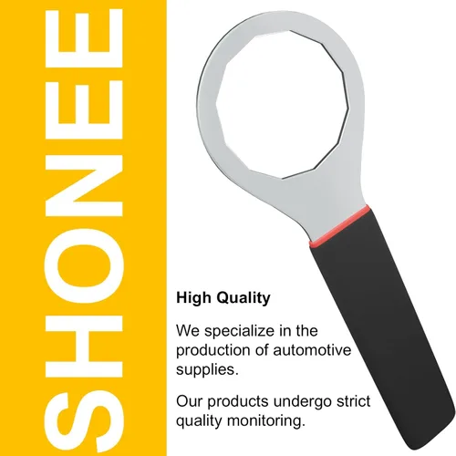Miniatura 5 de Llave de sensor de agua de 12 puntos, llave de filtro de combustible para motores diésel Duramax 6.6L de 2012 y posteriores (negro)