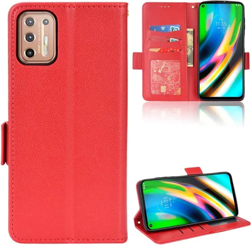 Miniatura 41 de Funda de piel sintética compatible con Motorola Moto E22 4G, funda de piel sintética compatible con Motorola Moto E22i 4G, color negro