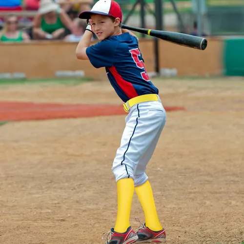 Miniatura 5 de Baseball or Softball Sock and Belt Combo Set 3 Football Baseball Socks with Baseball Belt for Kids Boys Girls Youth