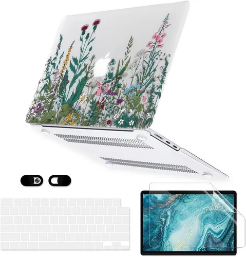 Funda para MacBook Air de 13 pulgadas para laptop M5 M4 M3 M2 A3449 A3240 A3113 A2681 2026-2022 versión con Touch ID, carcasa rígida de plástico 5 Z