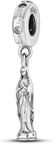 Miniatura 109 de MULA - Dijes de plata de ley 925 para pulseras y collares, colgantes de letras para la familia, cuentas de viaje en avión, dijes de árbol