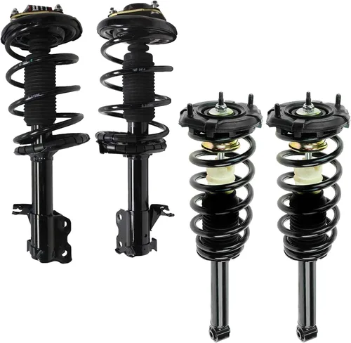 Miniatura 33 de Detroit Axle - 4 piezas de soportes para Toyota 2004 2005 2006 2007 2008 2009 Prius, soportes delanteros y traseros con resortes helicoidales