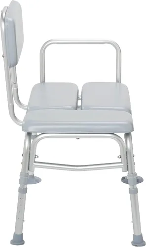 Miniatura 4 de Drive Medical 12005KD-1 Silla acolchada para ducha, color gris
