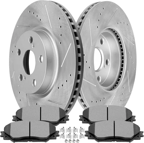 Miniatura 15 de Kit de Frenos SCITOO para Delantero Rotores de Freno y Pastillas de Freno Cerámicas para 2006-2008 para Dodge para Ram 1500, 2003-2008 para Dodge