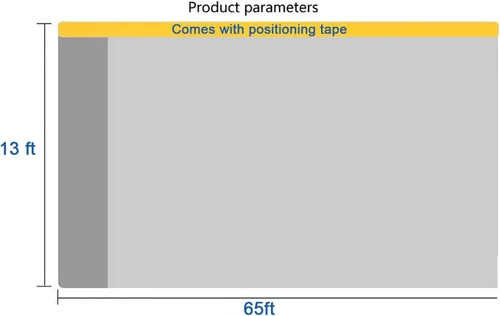 Miniatura 3 de Funda de plástico desechable de 13 x 65 pies para sofá que se puede cortar arbitrariamente, fundas de muebles, fundas de sofá impermeables, funda