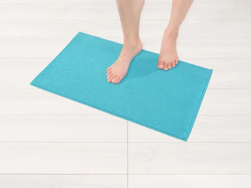 Miniatura 20 de American Soft Linen - Alfombra de baño antideslizante, 100% de algodón, 17 x 24 pulgadas, alfombras de baño lavables, tapetes peludos, color beige