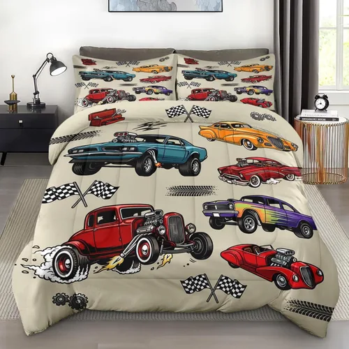 Miniatura 15 de Pamnest Juego de edredón tamaño individual, León amarillo africano, suave, 2 piezas de ropa de cama para niños y adultos, juego de edredón Rasta