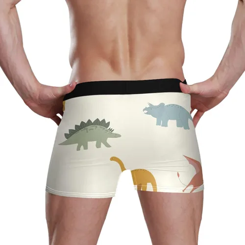 Miniatura 6 de CHIFIGNO Pink Green Glitter Men's Underwear, Soft, Breathable Bamboo-Spandex Blend, S