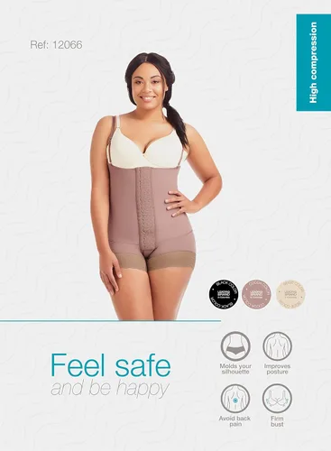 Miniatura 6 de FAJAS DISENOS DPRADA 09066 Fajas Colombianas Faja Postquirúrgica Faja Cuerpo Completo para Mujer